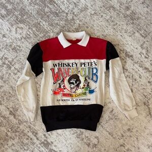 Red and White Sweatshirt